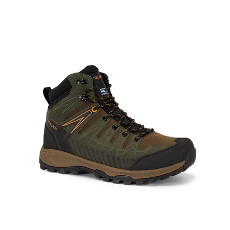 Trezeta scarpa Trekking uomo THUNDER LEATHER MID wp Dark Green Honey