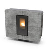 Thermorossi Stufa a Pellet Canalizzabile SlimQuadro 11 Evo 11.9kW Gres