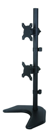 Supporto da Scrivania 2 Monitor 13-27'' Fissaggio con Base o Vite Passante