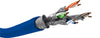 Matassa S/FTP Cavo Cat.7A+ Rame 100m Rigido PIMF B2ca Blu