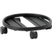 Vassoio con ruote in metallo - Carrello in metallo GARDEN ID - diametro 25 cm Max 68 kg - rotazione a 360, altezza ottimizzata, solido.