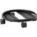 Vassoio con ruote in metallo - Carrello in metallo GARDEN ID - diametro 30 cm Max 68 kg - rotazione 360, Altezza ottimizzata, Solido.