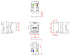 Frutto Keystone RJ45 Cat.6 UTP Tooless