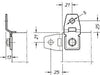 Staffe di fissaggio a muro per rack IP65