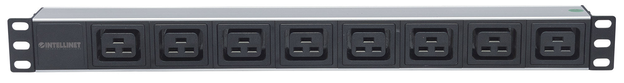 Multipresa montaggio a rack 19'' 1U 8 uscite C19 Spina Italiana
