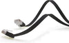 Cavo di Rete Patch Flat in Rame Cat.6A UTP 0,5m Nero