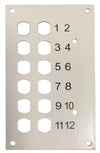 Pannello Frontale 12 Connessioni ST-Simplex per Box Ottico