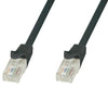 Cavo di Rete Patch in Rame Cat.6 Nero UTP 1,5m