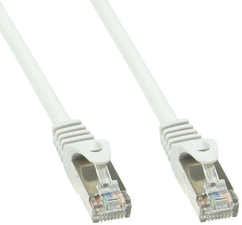 Cavo di rete Patch in rame Cat.6 Bianco SFTP LSZH 0,5m