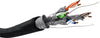 Matassa S/FTP Cavo Cat.6 PIMF LSZH Rame 100m Rigido Nero per esterno