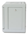 Armadio Rack 10'' a muro 6 unità con pannelli asportabili Grigio prof. 300 mm