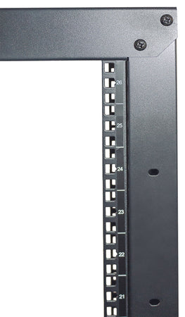 Open Frame Rack 19'' 48 unit&agrave 2 Montanti