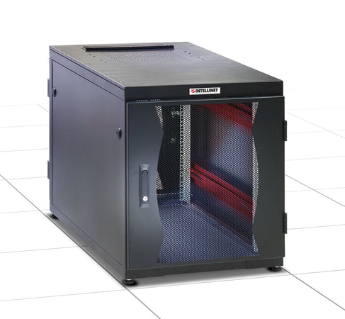 Armadio Server Rack 19'' 600x1000 14 Unit&agrave Nero Assemblato