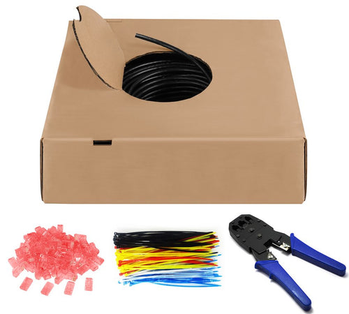 Kit Matassa U/UTP Cavo Cat.6 Rame 305m Rigido completo di Accessori