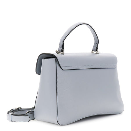BORSA A MANO CON PATTINA IN MATERIALE SINTETICO EFFETTO PELLE CON CHARM