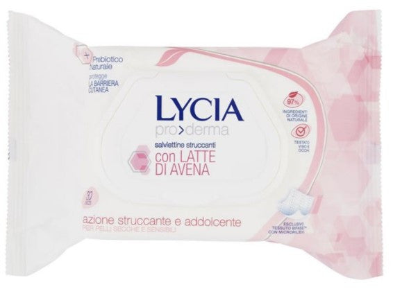 Lycia 30 salviette struccanti pelli sensibili
