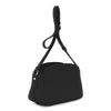 BORSA A TRACOLLA IN MATERIALE SINTETICO EFFETTO SAFFIANO, CON INTERNO IN CONTRO