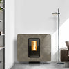 Thermorossi Stufa a Pellet Canalizzabile SlimQuadro 11 Evo 11.9kW Gres