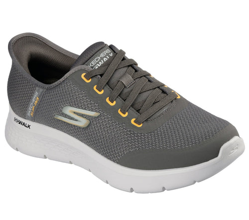 Skechers GOwalk Flex Netro 216332 BRN Slip-Ins Uomo Scarpe Comode Marroni
