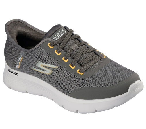 Skechers GOwalk Flex Netro 216332 BRN Slip-Ins Uomo Scarpe Comode Marroni