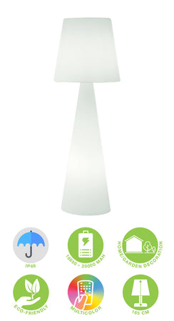 Lampada LED RGB da Pavimento Multicolor 16 Colori Regolazione Intensit&agrave IP66