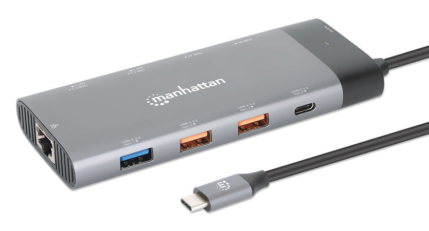 Docking Station USB-C&trade PD Doppio Monitor 8K Multiporta 10 in 1