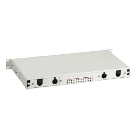 Cassetto Ottico 19'' Assemblato con 12 Bussole e 24 Pigtails LC Duplex Monomodale OS2