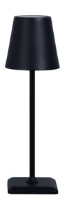 Lampada da Tavolo LED Senza Fili USB-C&trade Dimmerabile in Metallo Nero
