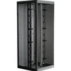 Coppia Canala Gestione Cavi Verticale 42U Nero