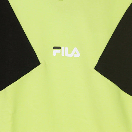 FILA Felpa Leggera Cappuccio Uomo Bade Sharp Green/black/bright White da uomo