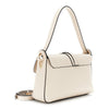 BORSA A SPALLA CON PATTINA IN SINTETICOEFFETTO PELLE CON OCCHIELLI RIVESTITI, P