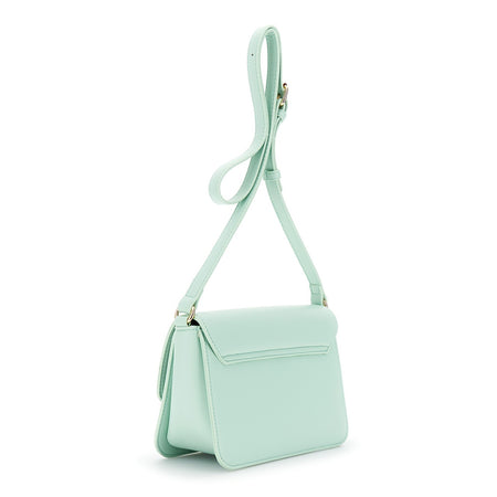 BORSA A SPALLA CON PATTINA IN MATERIALE SINTETICO EFFETTO PELLE CON DECORAZION