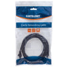 Cavo di rete Patch in Rame Cat. 5e Nero UTP 0,5 m