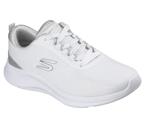 Skechers Skech-lite Pro 2.0 Donna Sneaker Bianco/Argento Memory Foam Comode e Leggere