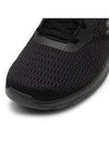Skechers Mesh Lace Up Memory Foam Scarpe Donna/Nero Comode Leggere e Ammortizzate