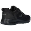 Skechers Mesh Lace Up Memory Foam Scarpe Donna/Nero Comode Leggere e Ammortizzate