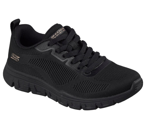 Skechers BOBS Flex Sneakers Donna, Scarpe Casual Comode, BBK Colore Nero