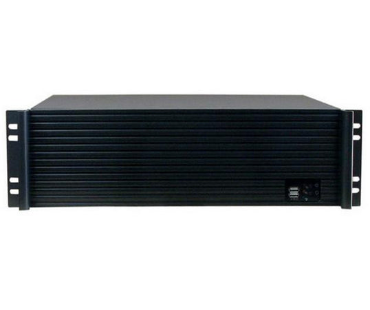 Chassis Industriale da Rack 19'' 3U Ultra Compatto Nero