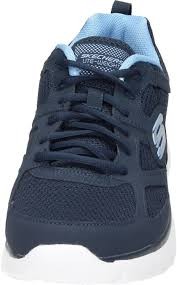 Skechers 52635 NVY Sneakers Uomo Blu Navy, Scarpe Sportive Low-Top con Suola Ammortizzata e Chiusura con Lacci