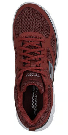 Skechers Leshur Track 232758 BBK Scarpe Uomo Nere, Sneakers Sportive Leggere con Suola Ammortizzata