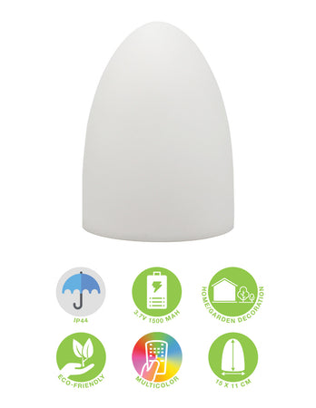 Lampada LED Multicolore di forma Ovale
