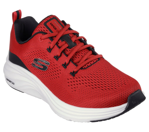 Skechers Vapor M 232625 RDBK Uomo Scarpe Sportive Rosso-Nero Sneakers