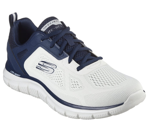 Skechers 232698 OWNV Uomo Sneakers Bianche e Blu Scarpe Sportive Comode