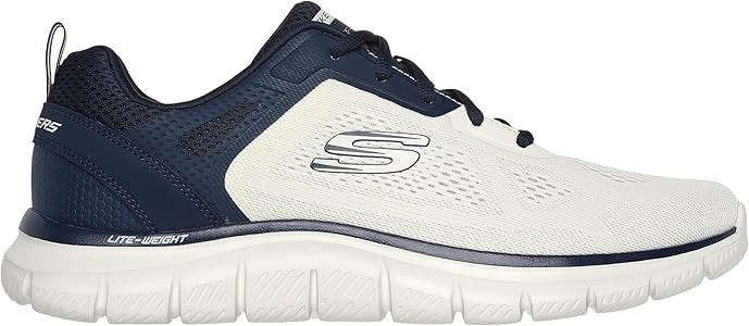 Skechers 232698 OWNV Uomo Sneakers Bianche e Blu Scarpe Sportive Comode