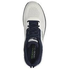 Skechers 232698 OWNV Uomo Sneakers Bianche e Blu Scarpe Sportive Comode