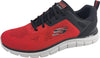 Skechers Track Broader 232698 RDBK Uomo Sneakers Rosse Scarpe Sportive