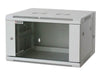 Armadio Rack 19'' a muro 12 unità due sezioni Grigio