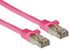 Cavo di rete Patch in CCA Schermato Cat. 6 Rosa F/UTP 1 m Bulk