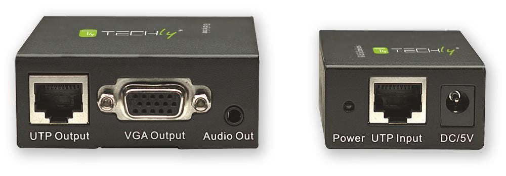 Amplificatore Extender VGA e Audio su Cavo di Rete