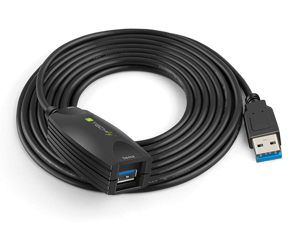 Cavo Prolunga Attivo USB3.0 SuperSpeed 5Gbps 5m Nero
